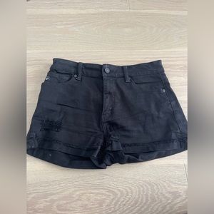 black kancan shorts